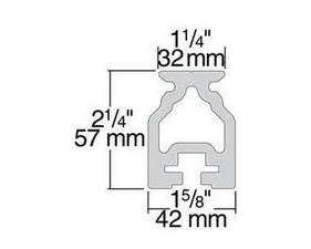 Rail Big Boat 32mm 1.5M autoporté HARKEN-High beam prix neuf 306€ à vendre 230€